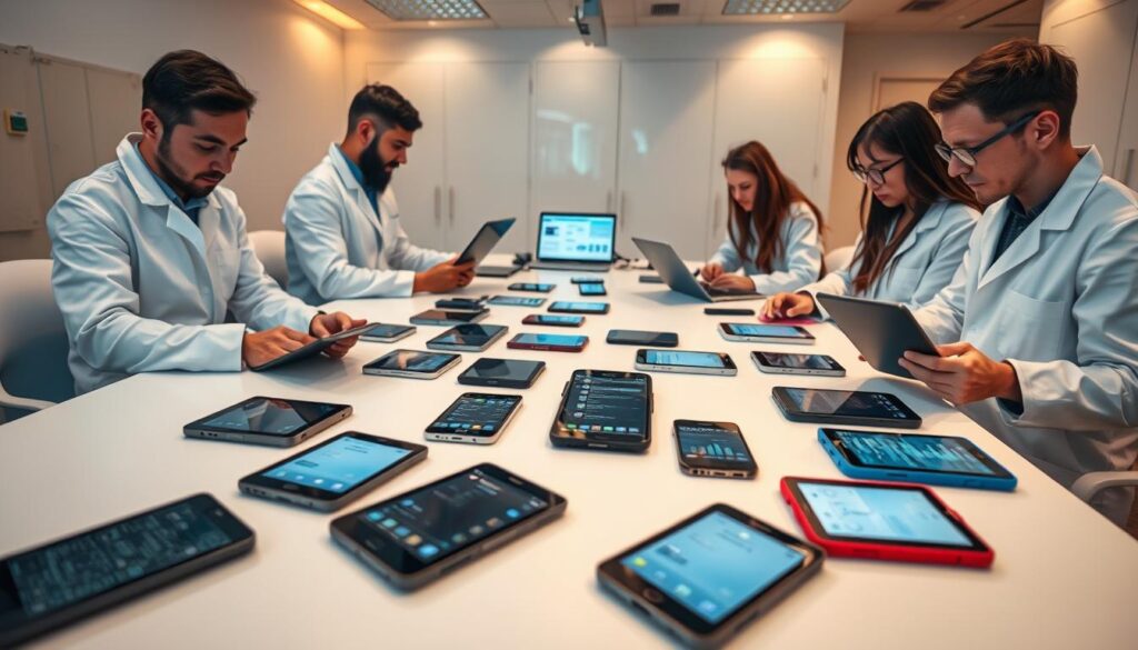 اختبار تطبيقات الجوال