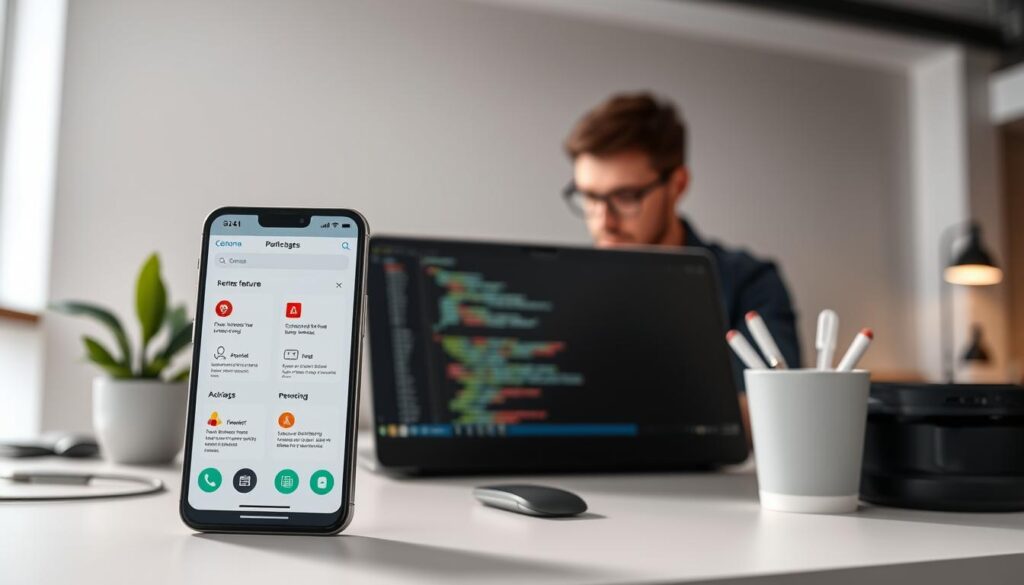 تطوير تطبيقات الهواتف الذكية